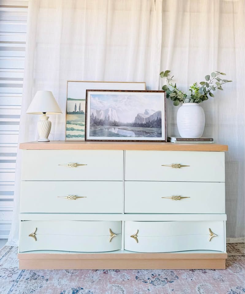 Modern Boho Chic 6 Drawer Dresser | Boho 6 Drawer Chest | Modern Dresser #4