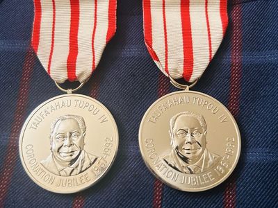 Tonga/Tongan KING TUPOU IV Jubilee Medals