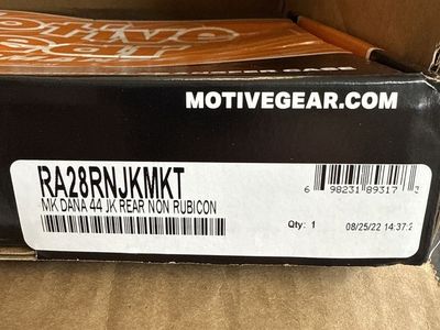 Motive Gear RA28RNJKMKT Dana 44 Rear Bearing Kit for Jeep JK Non-Rubicon