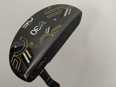Never Compromise Sub 30 Type 30 Putter - 350g, Black with Gold Accents