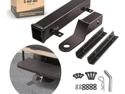 Golf Cart Trailer Hitch Deluxe Kit — New