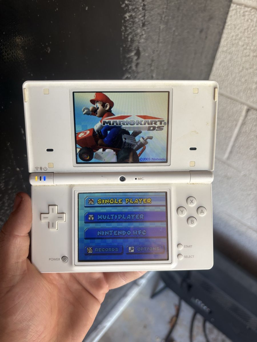 White Nintendo DSi Handheld Console-Japanese