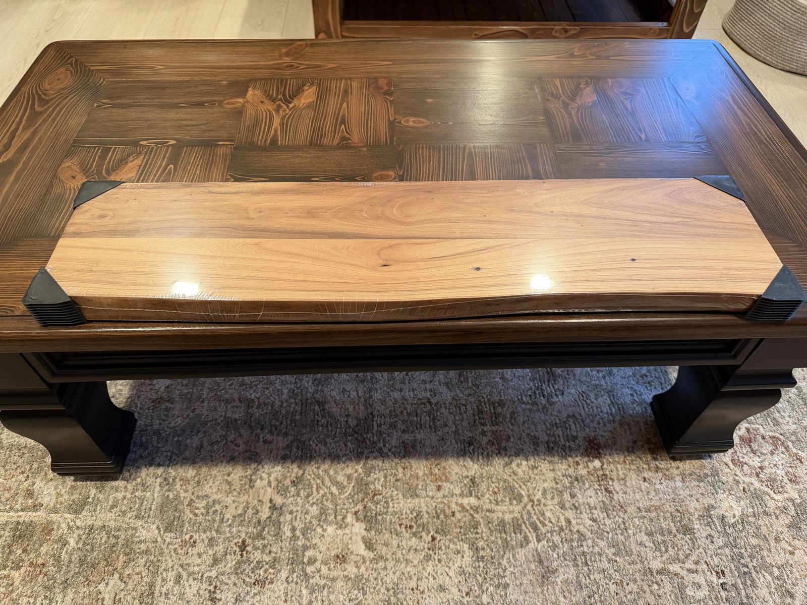 Solid Elm Floating Shelves - New (Set of 2)