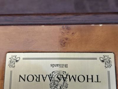 THOMAS AARON 8' POOL TABLE