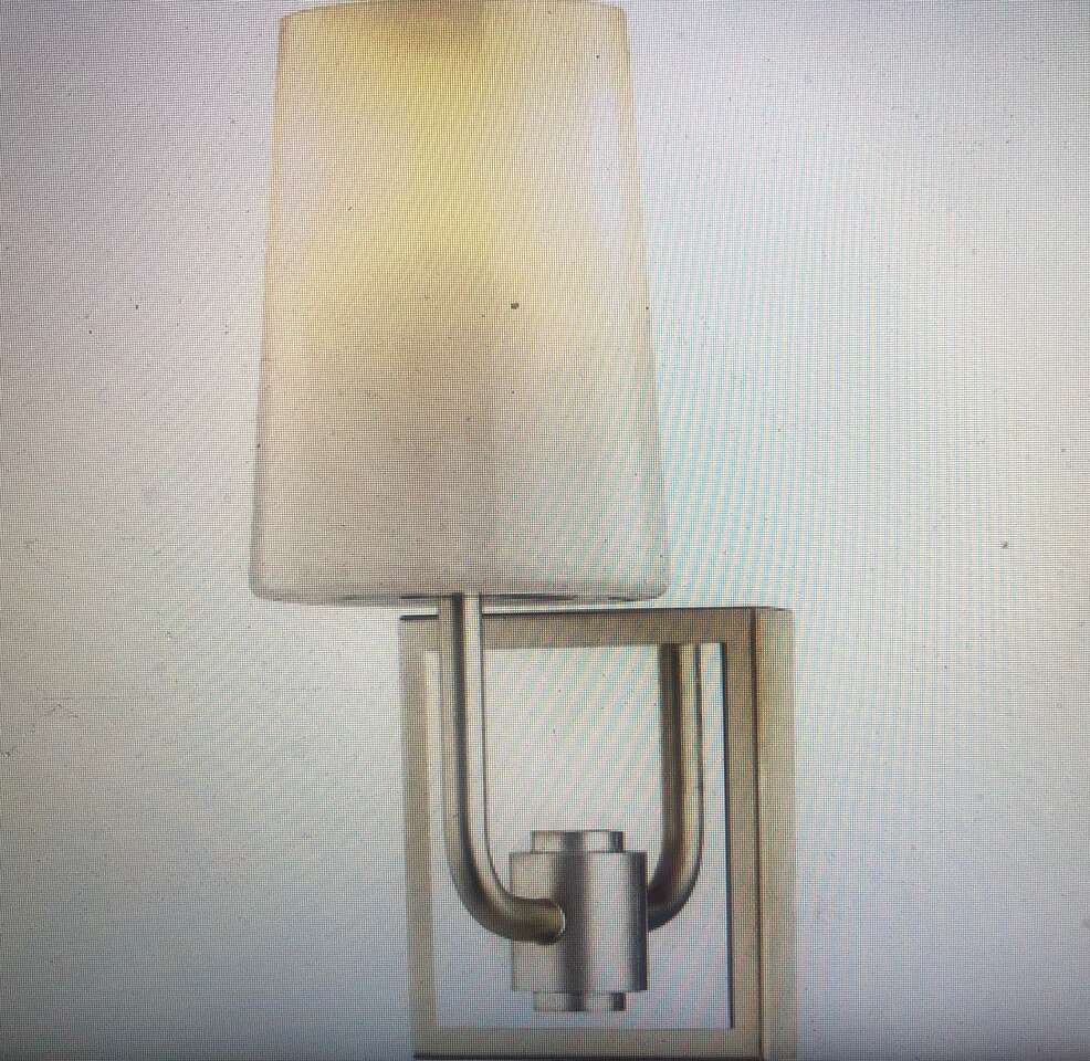 % Troy Lighting Simone Wall Sconce, Warm Silver Leaf Bath and Vanity Light- B7691-WSL-PN