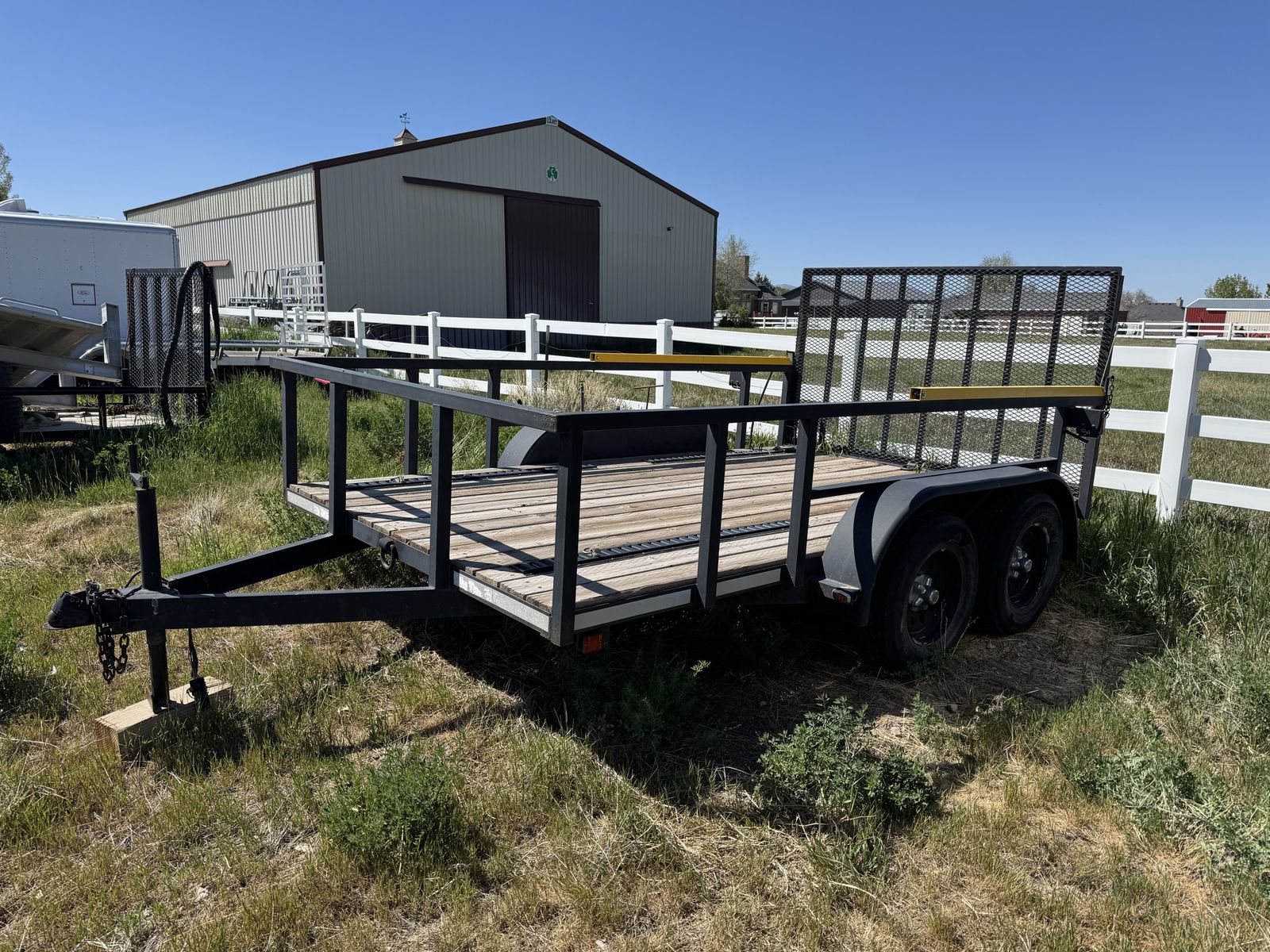 12 foot Big Bubbas Utility trailer. Double axle.