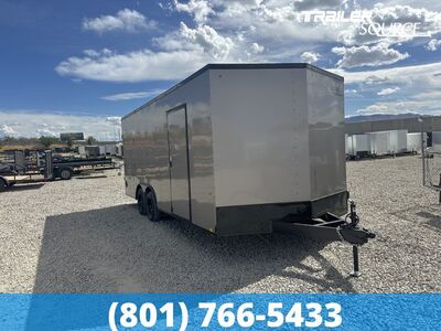 8.5x20 Look ST DLX Enclosed Cargo Trailer - 7'0" Interior - 7K GVWR Black Out Package