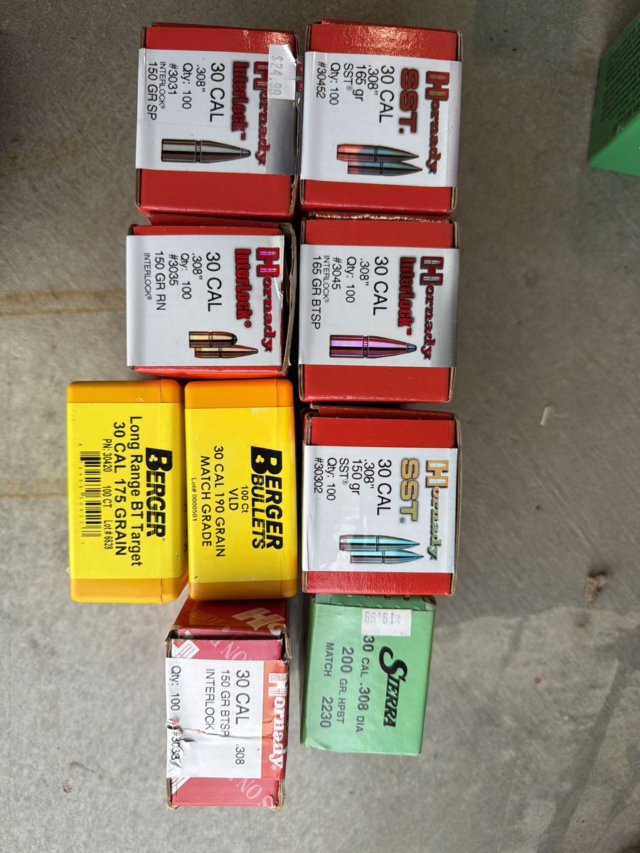.30 cal bullets in opened 