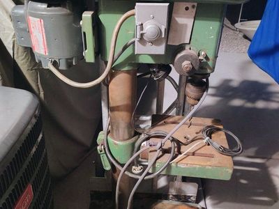 Dayton NSD-340 1/2HP Capacitor Start AC Motor Drill Press - 4 Speed, Thermally Protected