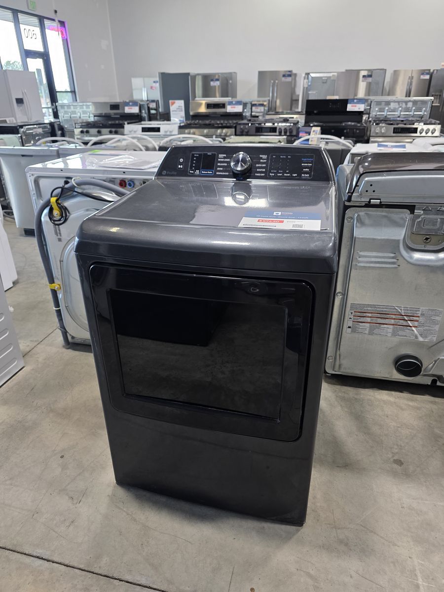 GE Profile 7.4 Cu Ft Smart Electric Dryer – Steam, Sensor Dry & Wi-Fi, Brand New