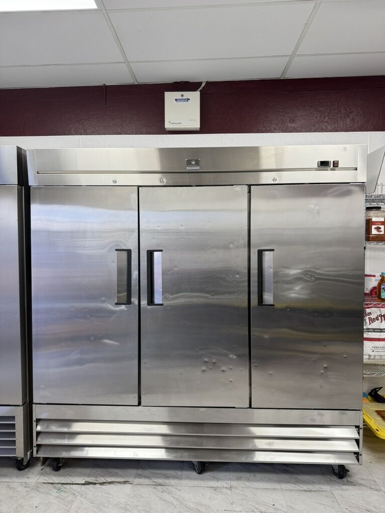 3-Door Reach-in Kelvinator Commercial Fridge