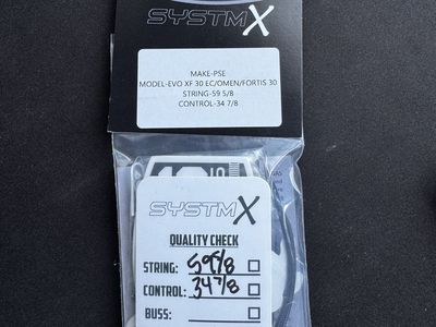 Gas Bowstrings SYSTMX for PSE EVO XF 30 EC/Fortis 30