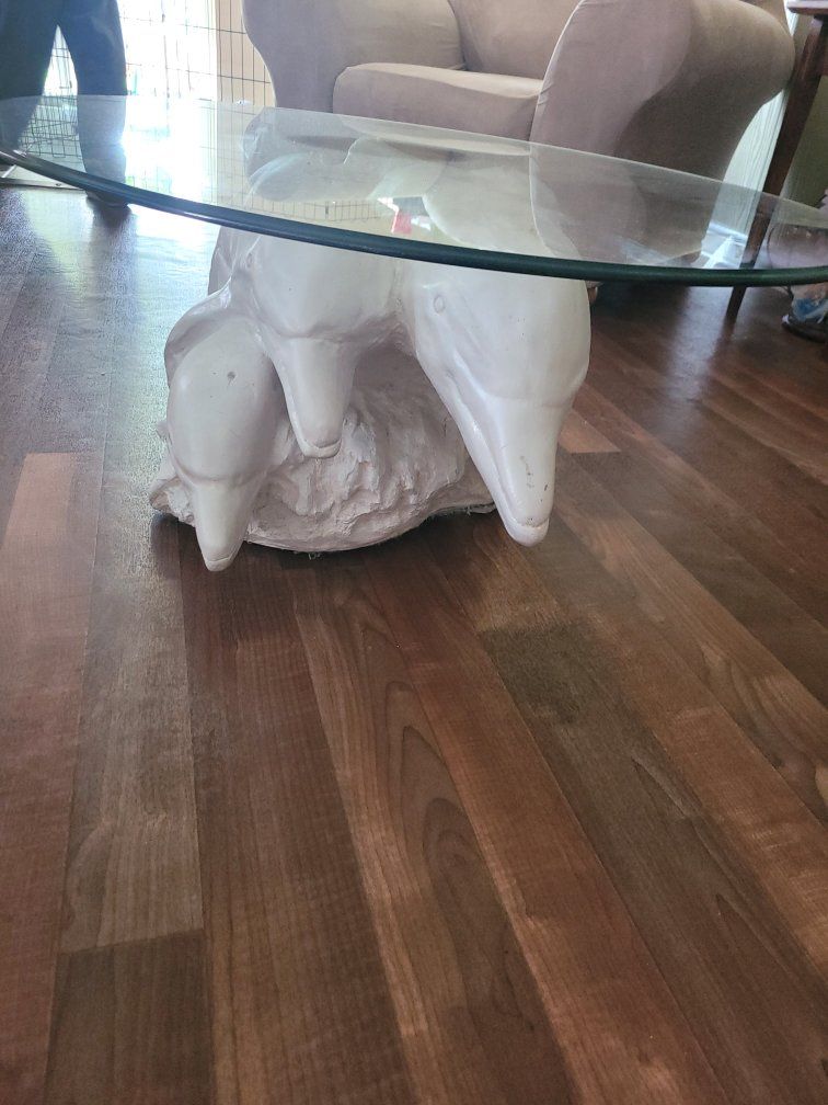 Dolphin coffee table