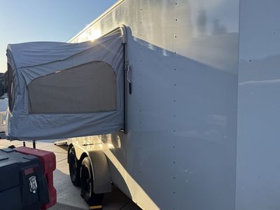 Cargo Trailer with Pop-Out Tent Camper 2019 criterion 7x16