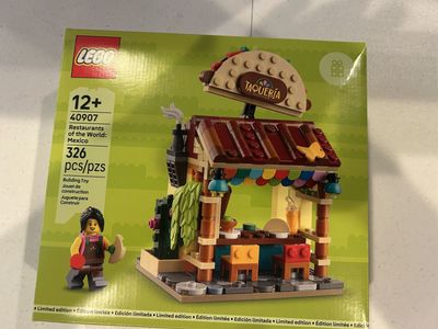 LEGO 40907 Restaurants of the World Mexico Taqueria 326 Pcs New