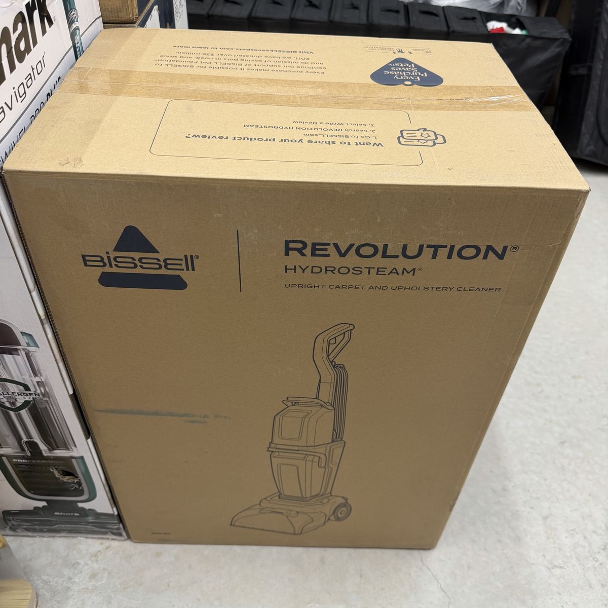 Brand New BISSELL Revolution HydroSteam Upright Carpet Cleaner