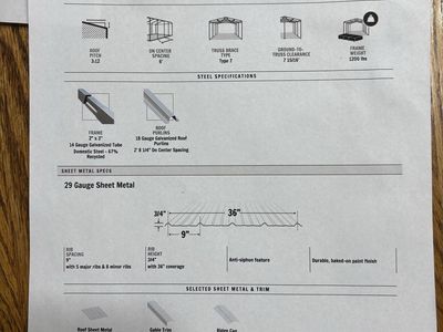 VersaTube Grand Carport 22 x 24 x 8 Metal Building Kit