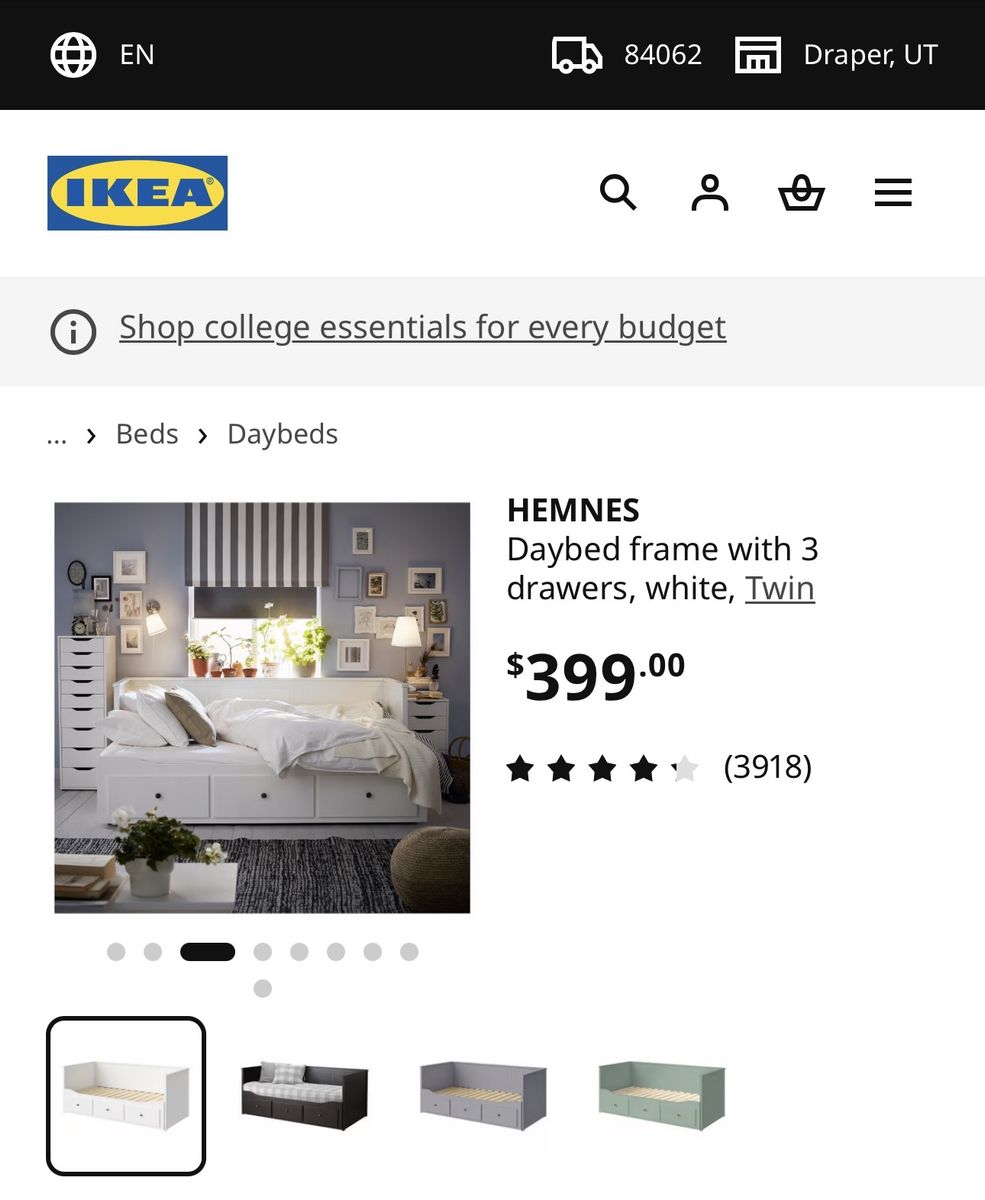 IKEA Hemnes Day Bed Twin in Excellent shape