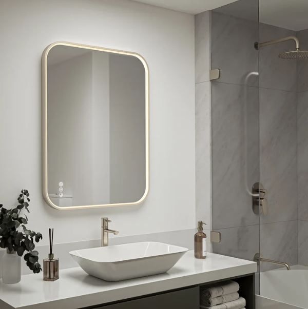 Artika Royce 32” x 24” LED Wall Mirror with Defogger WMIRH-ROC-2432-BNDI 1937919 #105916