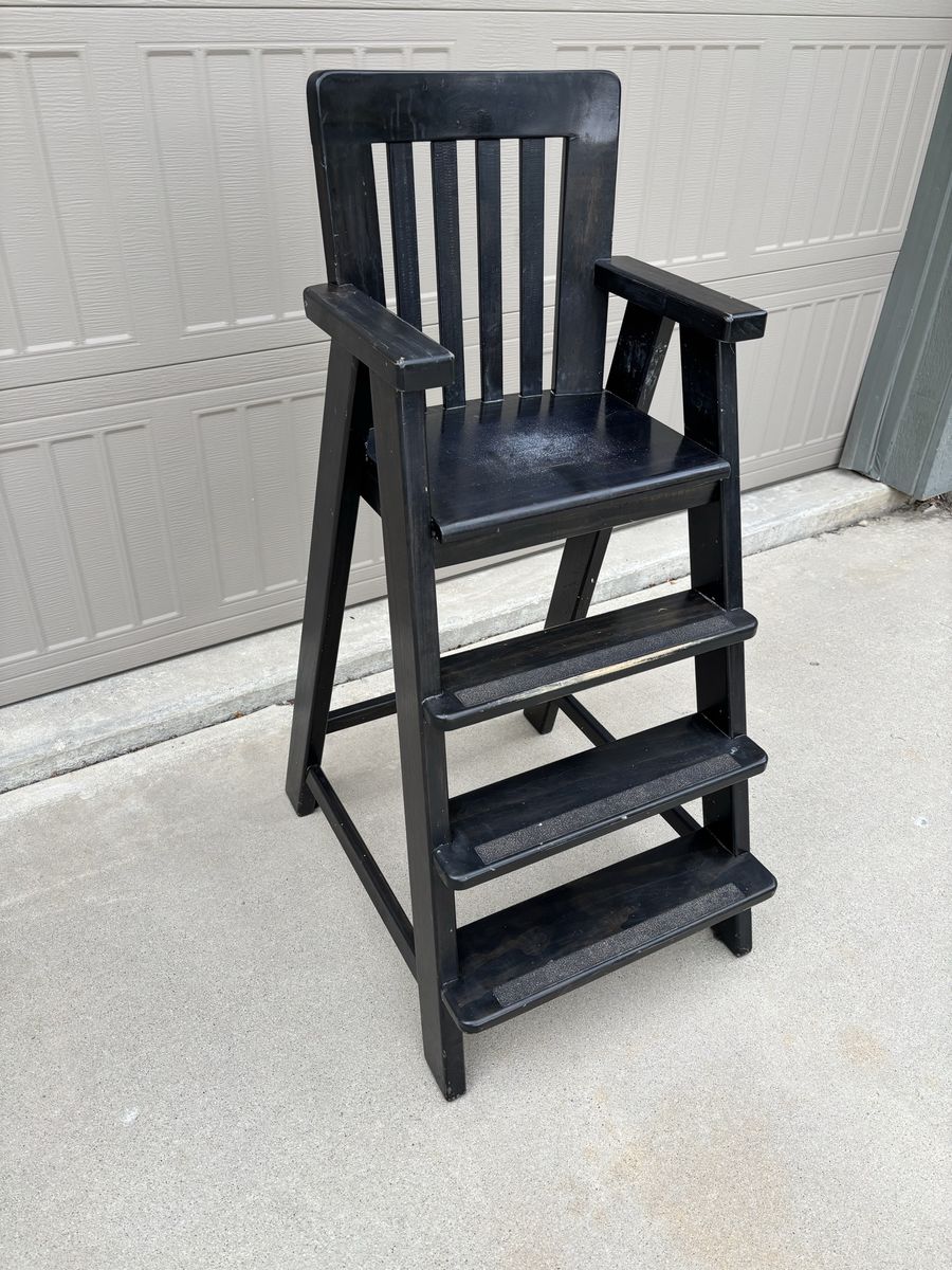Handmade Counter Height Toddler Chair