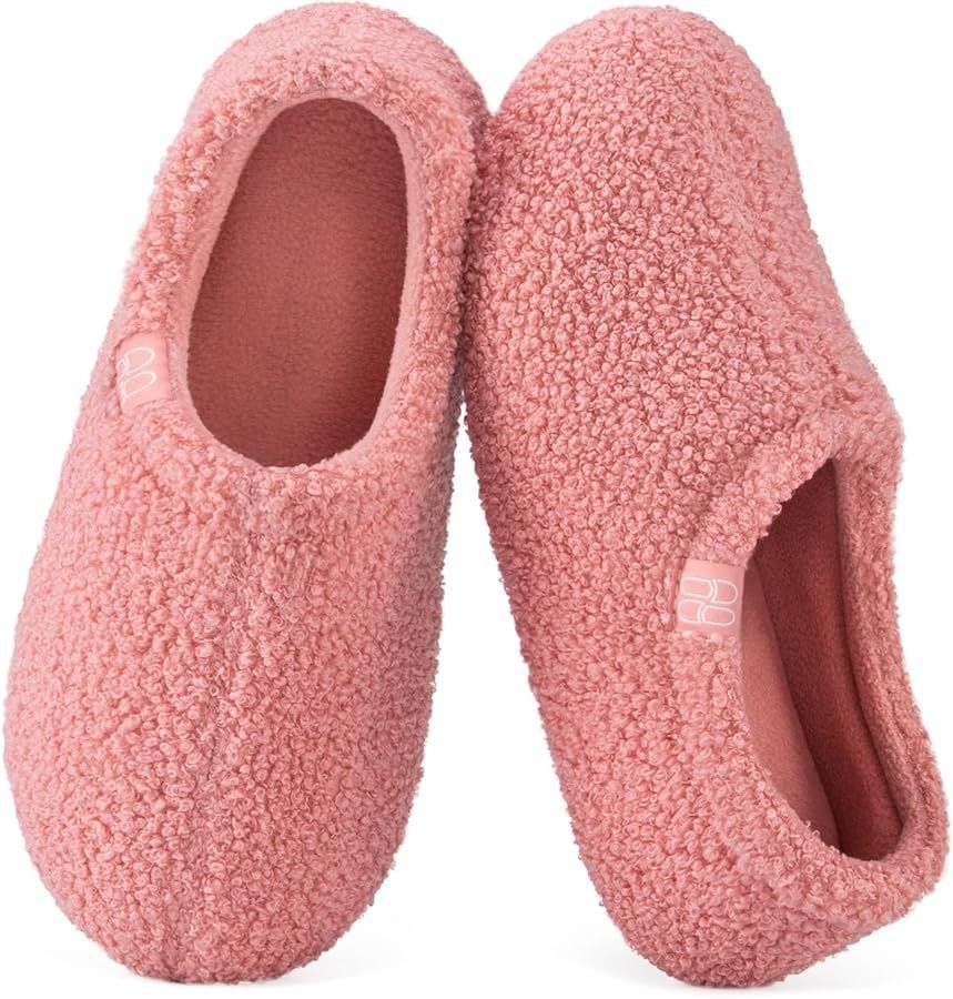 Brand New Pink Memory Foam Slippers Size 8.5 (2 pair)