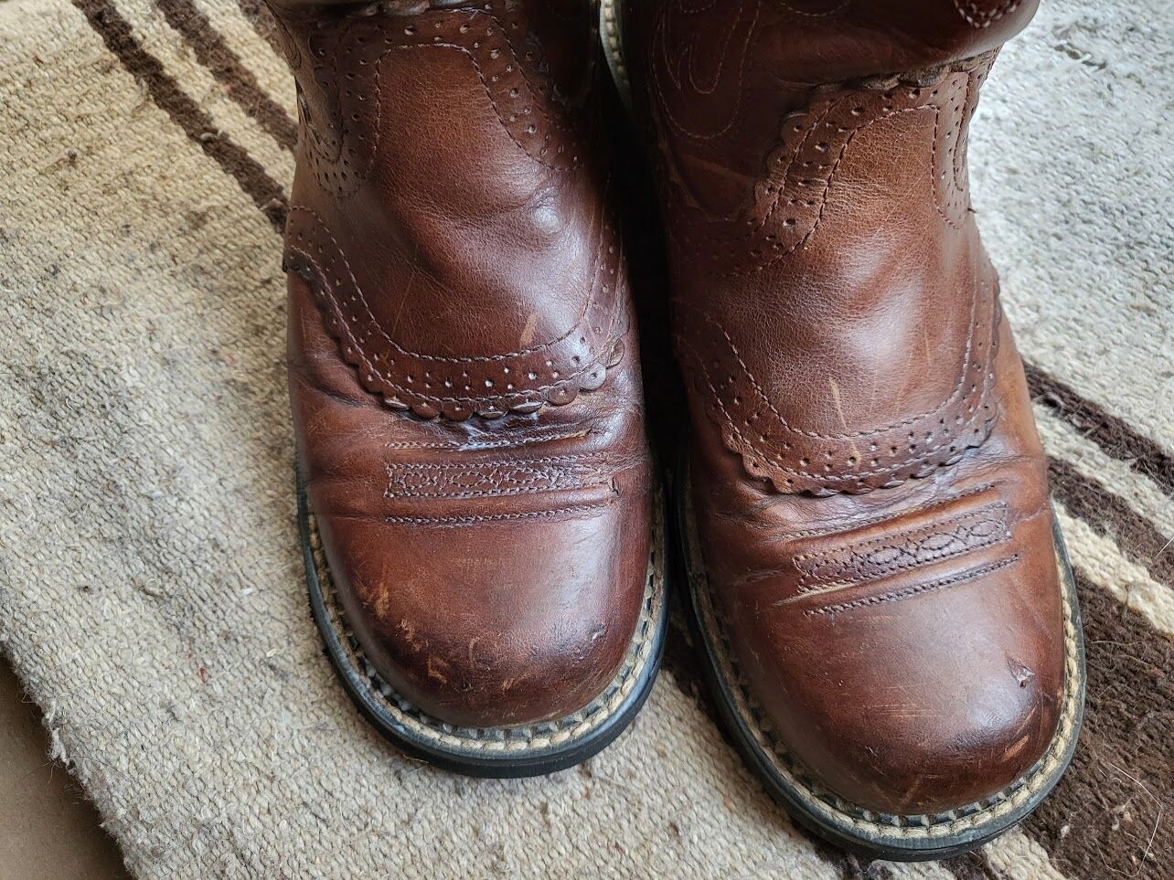 ARIAT FAT BABY COWBOY WORK BOOTS 9.5