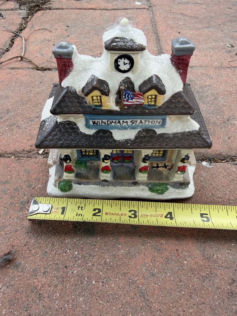 Windham Station Christmas Village Ceramic Building Holiday Decor