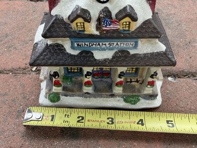 Windham Station Christmas Village Ceramic Building Holiday Decor