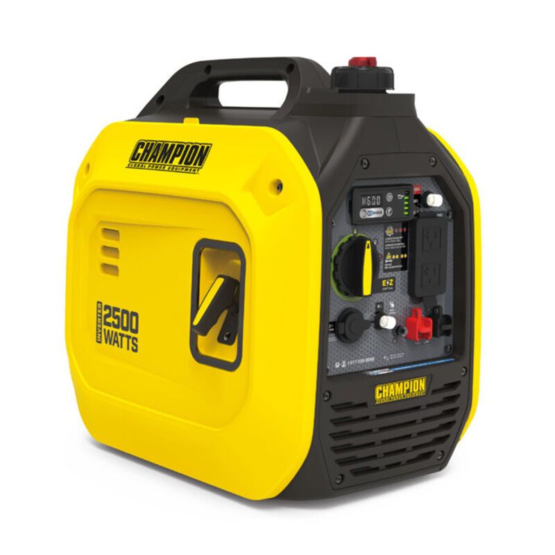 NEW 2500-Watt Recoil Start Gasoline Powered Inverter Generator with CO Shield and Quiet Technology by Champion Power Equipment