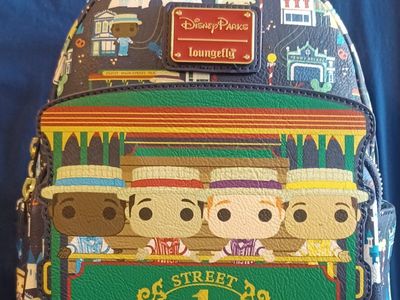 Dapper Dan Disney Loungefly mini backpack & wallet