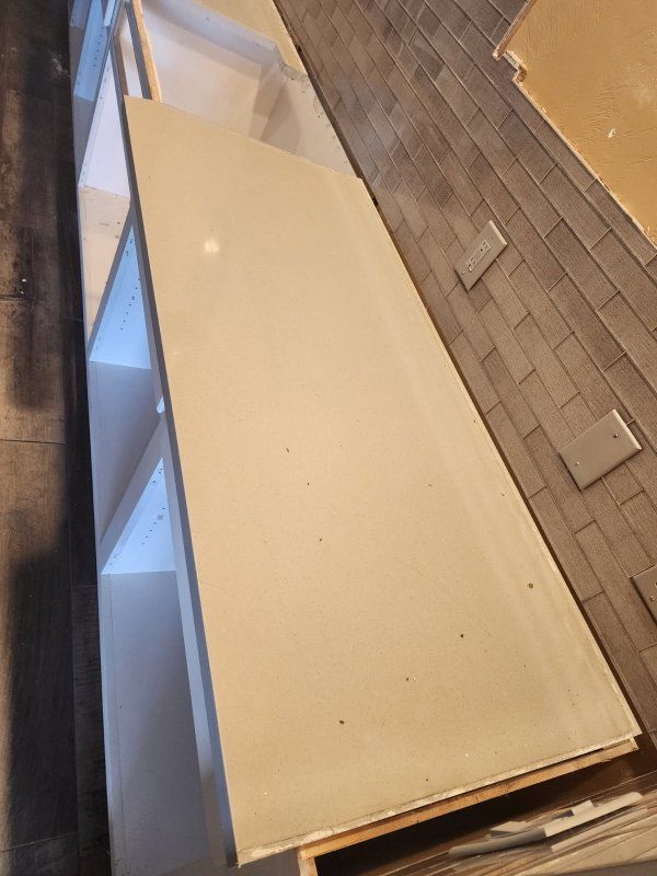 used gray quartz slabs for kitchen or bathroom