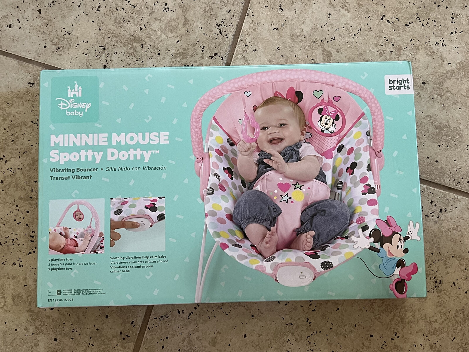 NEW: Disney Baby Minnie Mouse Bouncer Chair