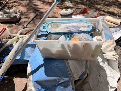 Free 12 foot round pool with all accessories