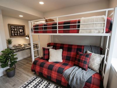 Very Nice White Bunk Bed