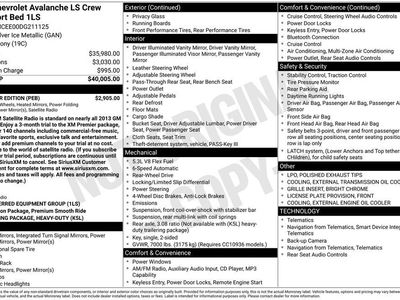 2013 Chevrolet Avalanche LS Black Diamond