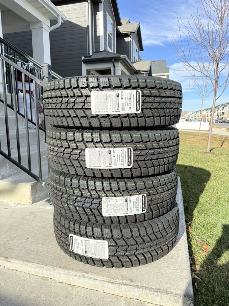 245/75R16 General GRABBER ARCTIC Load E Brand New
