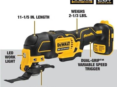 DEWALT 20V MAX Atomic Brushless Cordless Oscillating Multi-Tool