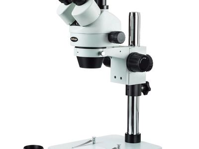 AmScope 3.5X-90X Trinocular Stereo Microscope with Pillar Stand (SM-1TSZ)