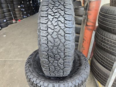 SET 235/75R15 GOODYEAR WRANGLER TRAIL RUNNER AT