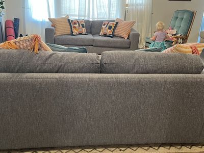 Sofa set (2) with pull out bed