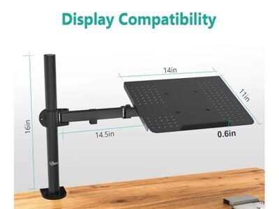 desk mounted laptop stand