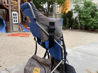 Kelty Framed Child Carrier Backpack Blue and Gray Hiking Gear