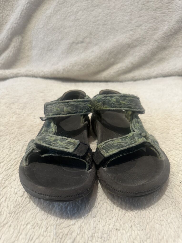 Teva Toddler Size 12 Green Print Sports Sandals