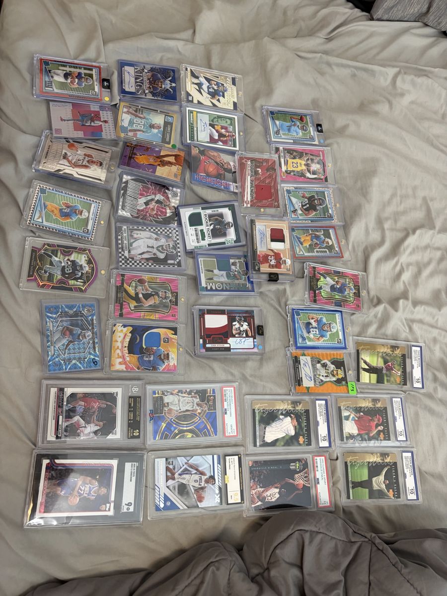 Sports card collection $2800 value