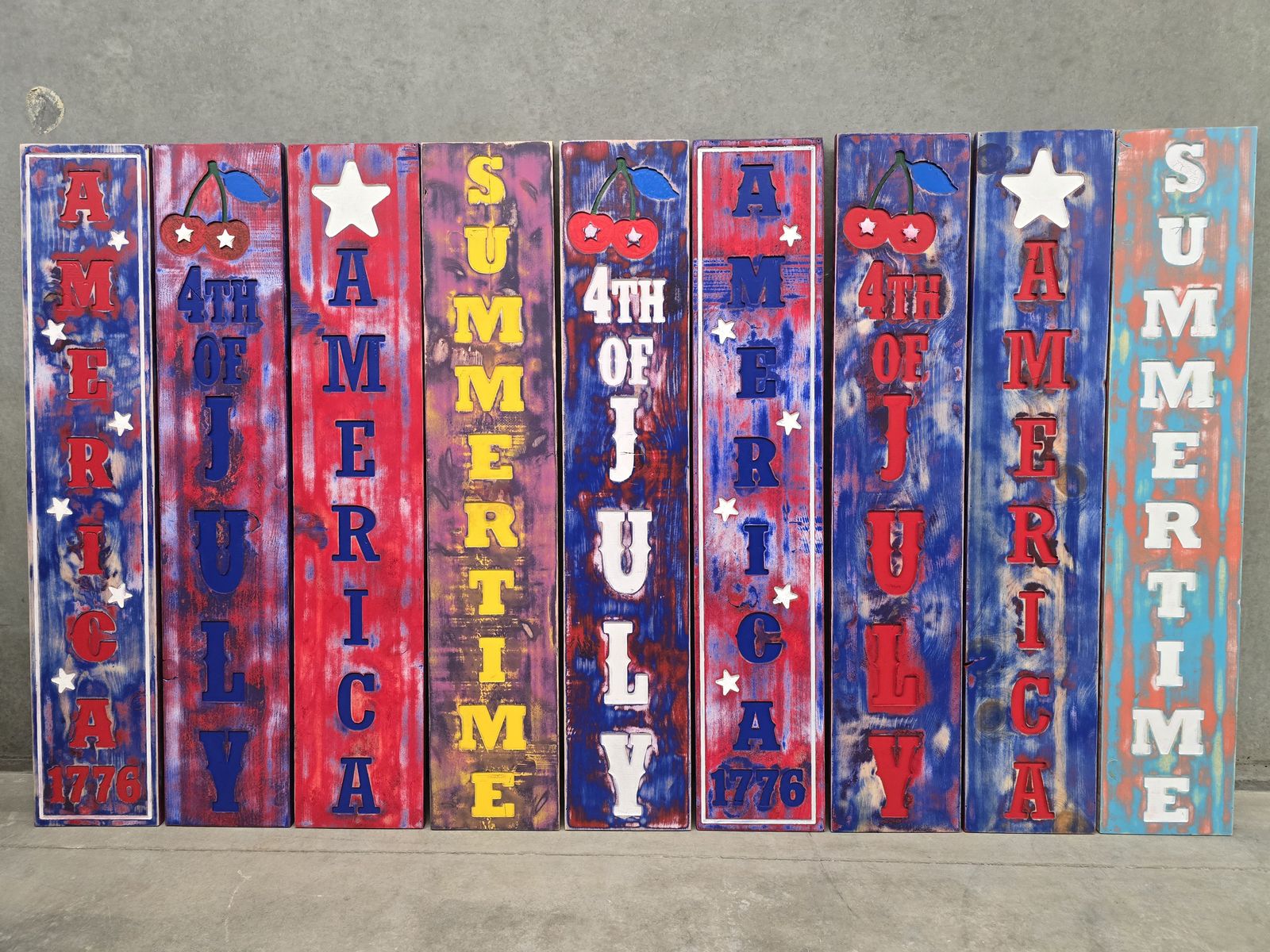 Porch Leaner Signs 9"W x 48"H, Made in Utah!