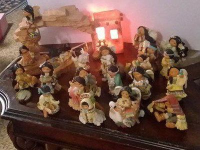 FRIENDS OF THE FEATHER INDIAN VILLAGE BY ENESCO