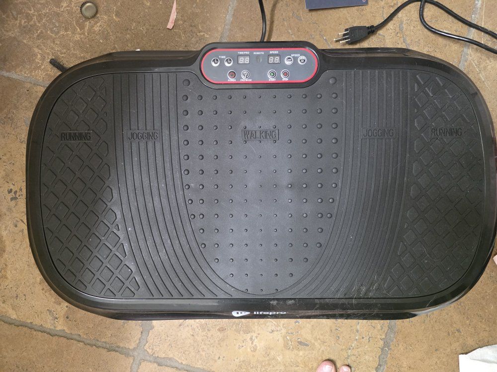 LifePro Waver Vibration Plate Exercise Machine - 99 Speeds, 10 Presets, 330 lbs Capacity