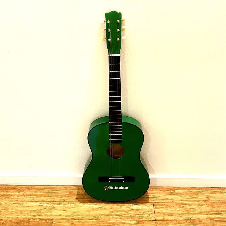 Heineken Beer promotional advertising acoustic guitar