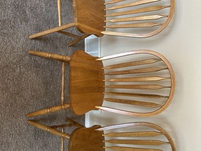 Solid oak chairs