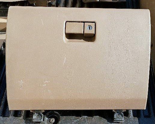 OEM Tan Glove Box Door Assembly with Latch and Lock with key